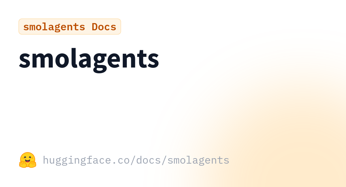 smolagents AI Tool Logo